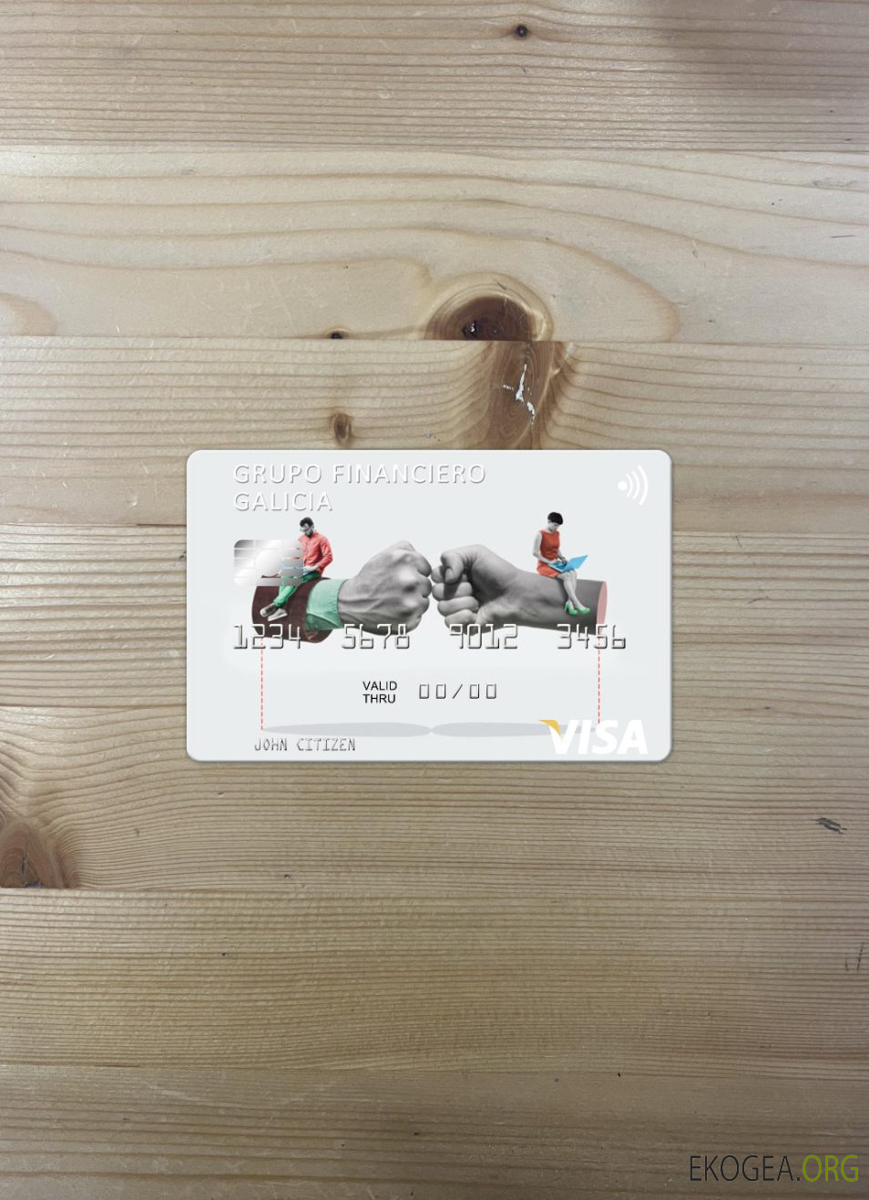 Argentine Grupo Financiero Galice carte visa photolook , avant